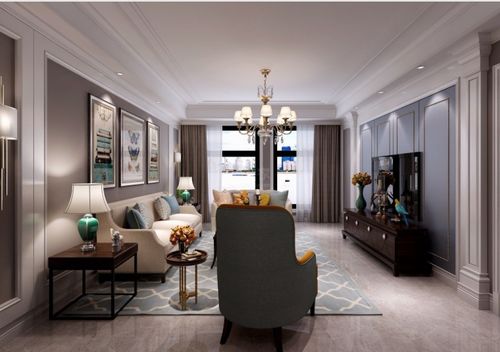 西安裝修海德堡160平米裝修設(shè)計方案效果圖參考