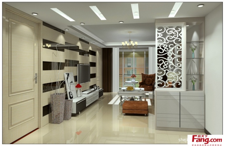 客廳玄關隔斷裝修設計 實用與美觀的完美融合